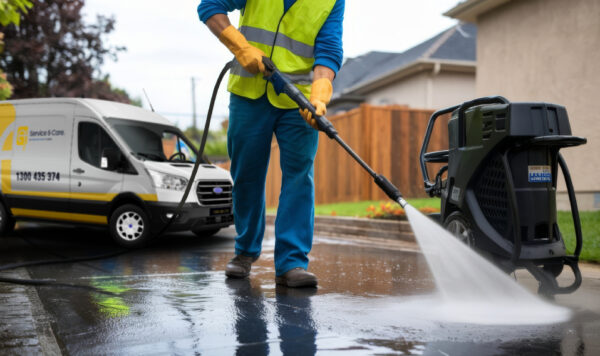 Commercial pressure cleaning by Elephants Foot